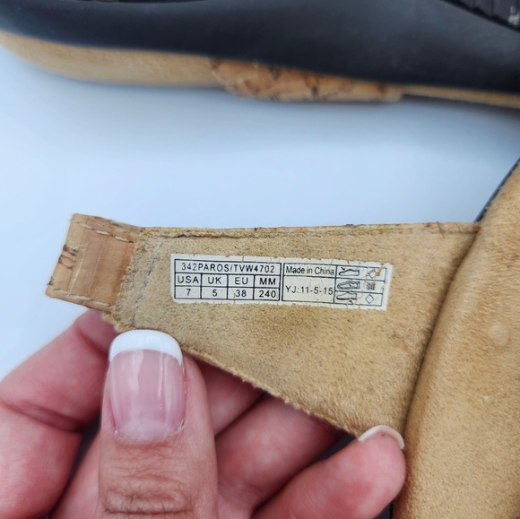 Vionic 342 Paros Cork Strappy Sandals Orthopedic Velcro Comfort Women’s Size 7 - Picture 6 of 8